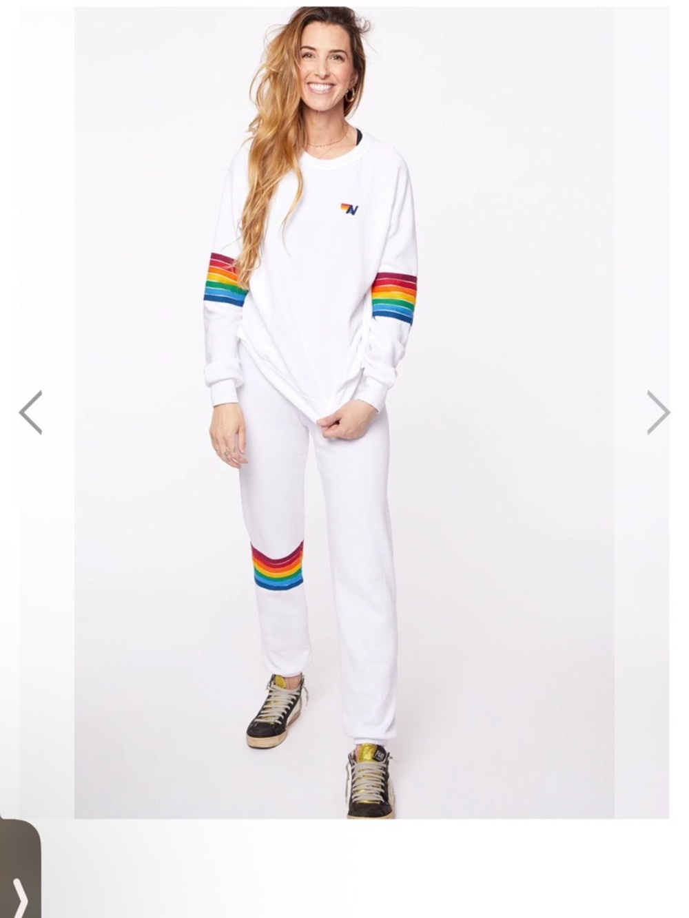 Aviator Nation Rainbow Stitch Crew - Picture 3 of 3